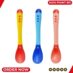 Silicone Spoon for Baby Feeding, Baby Training, Soft Silicon Fork Spoons for Dishwasher and Boil Safe