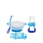 Baby Feeding Spoon And Bowl Set - Multicolour china - Multicolor